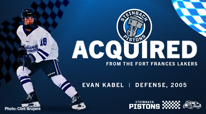 Pistons Acquire 2024 SIJHL Defenseman of the Year