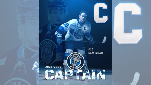 Sam Noad named Steinbach Pistons captain for 2025/26